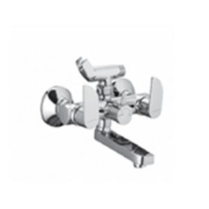 Wall mixer with crutch